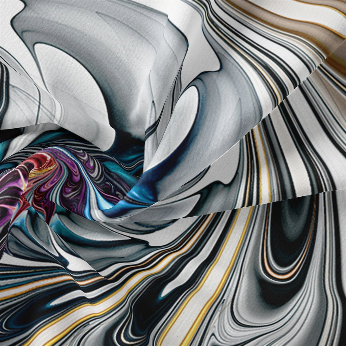 Mosrugs | ColorWhirl - Lively Artistic Bed Set