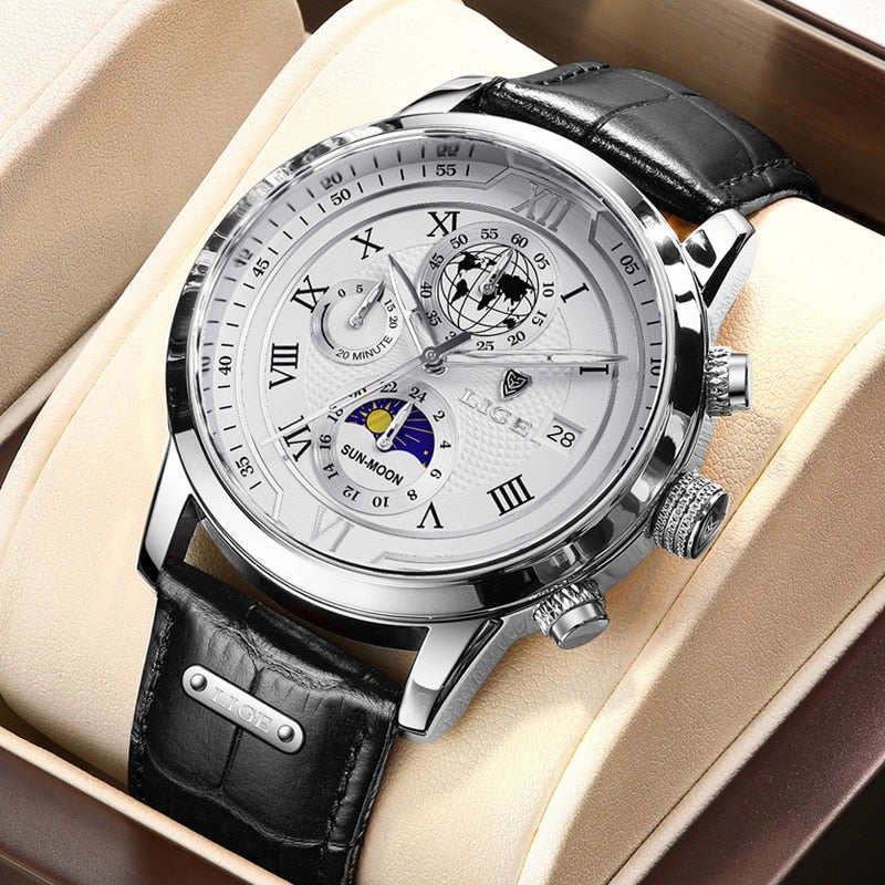 Mosrugs | Classic Chronograph Men’s Watch | Stylish & Functional Luxury Wristwatch for Every Occasion