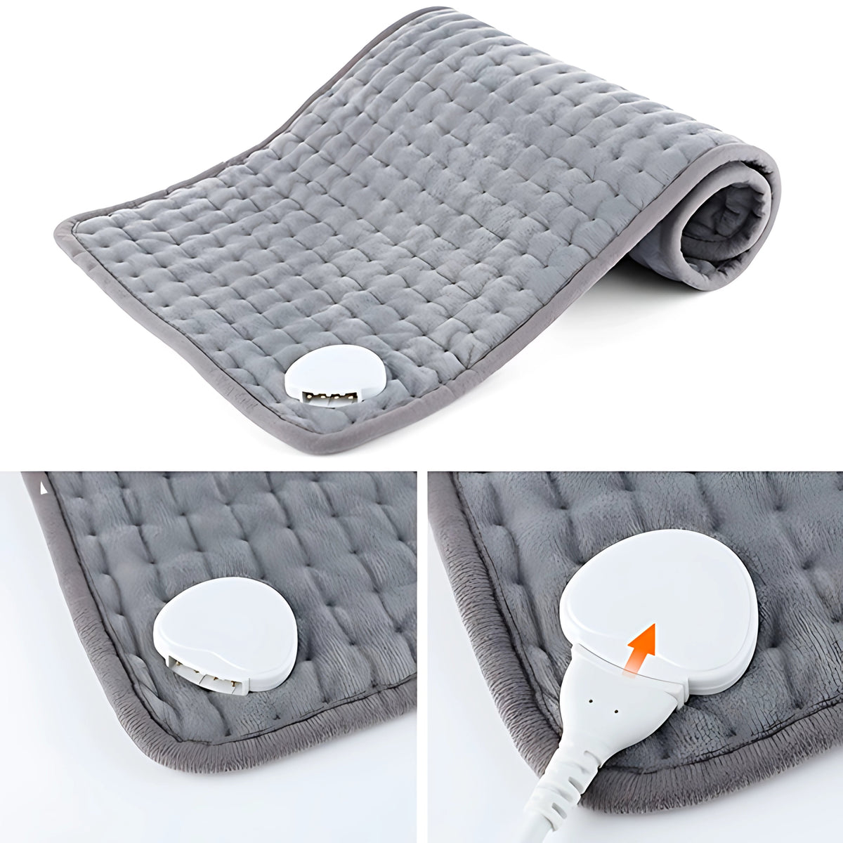 Mosrugs | Portable Heated Pads Pad for Back Pain, Muscle and Joint Pain Relief – Adjustable Heat for Cramps and Stress