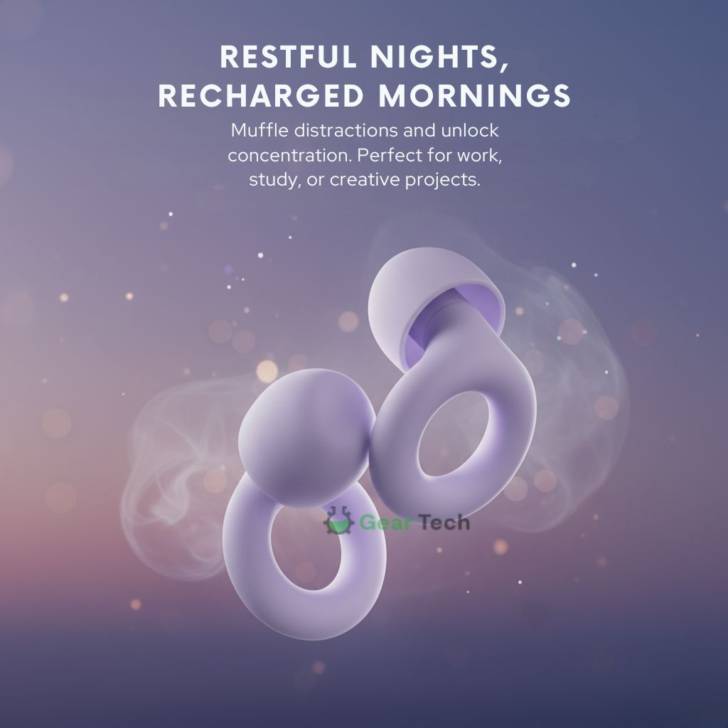 Mosrugs | AuraCalm™ Harmony | Reusable Noise Cancelling Earplugs for Sleeping, Focus and Noise Sensitivity