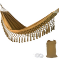 Mosrugs | Velri Premium Hammock with Wooden Spreader Bars – Indoor & Outdoor Comfort