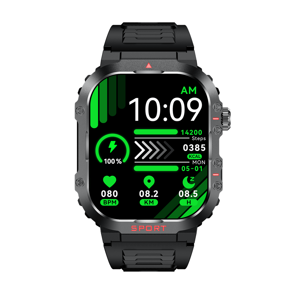 Mosrugs | Sugar PRO 5 | Smart Glucose Monitoring Watch – Track Blood Sugar, Heart Rate & Fitness