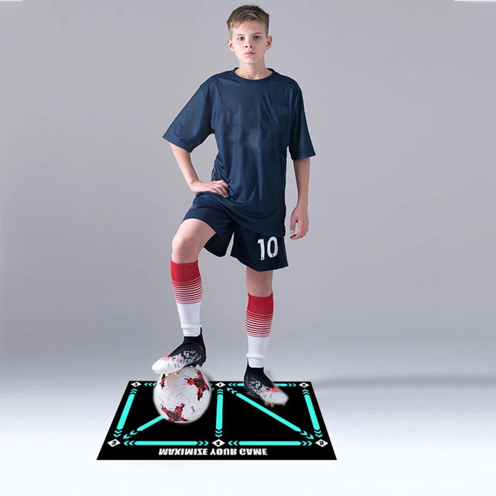 Mosrugs | Soccer Training Mat – Anti-Slip, Noise-Reducing Training Tool