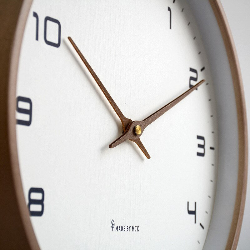 Mosrugs | Scandinavian Simplicity Wooden Wall Clock – Elegant Minimalism