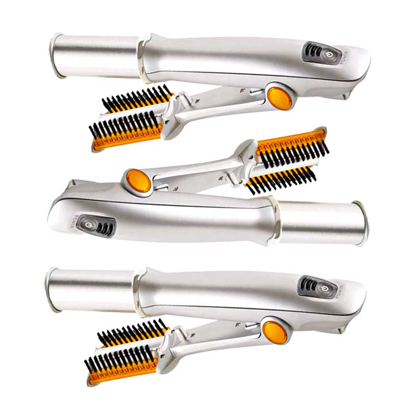 Mosrugs | Professional 2 in 1 Rotating Iron Hair Brush