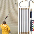 Mosrugs | 4000 PSI Telescoping Pressure Washer Wand Kit for Easy Gutter, Roof, and Wall Cleaning