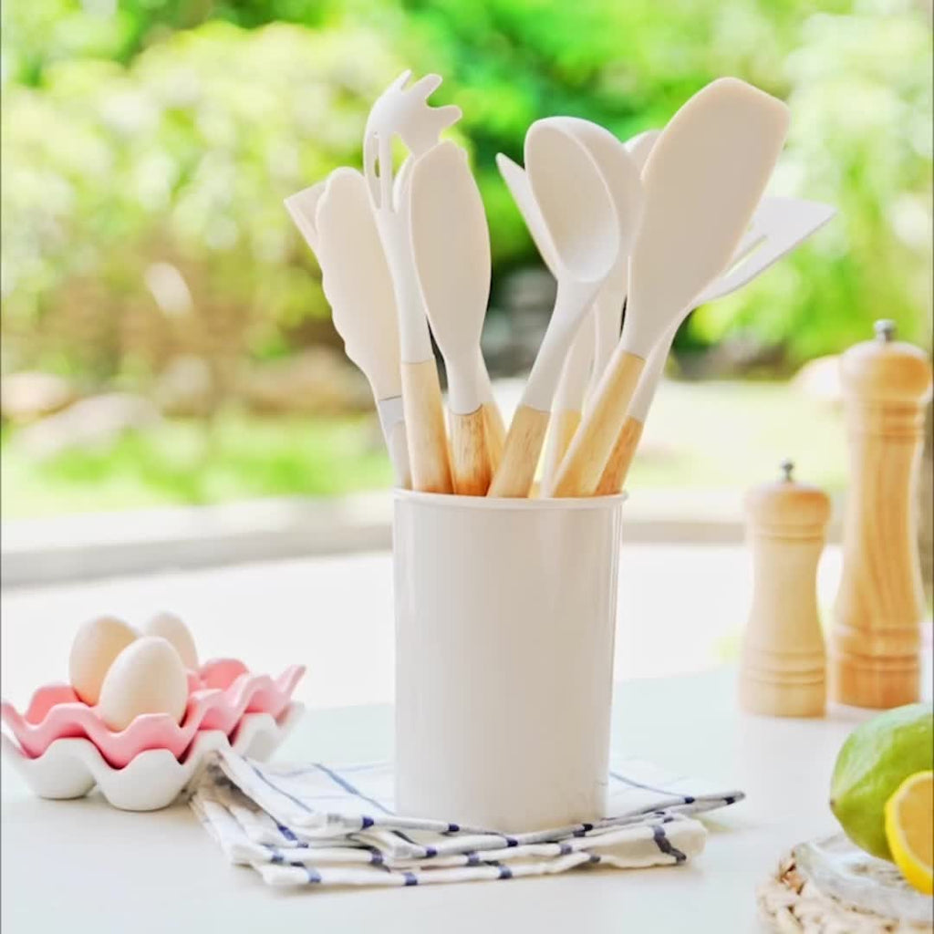 Mosrugs | SilicoWare – 12-Piece Silicone Kitchen Utensil Set