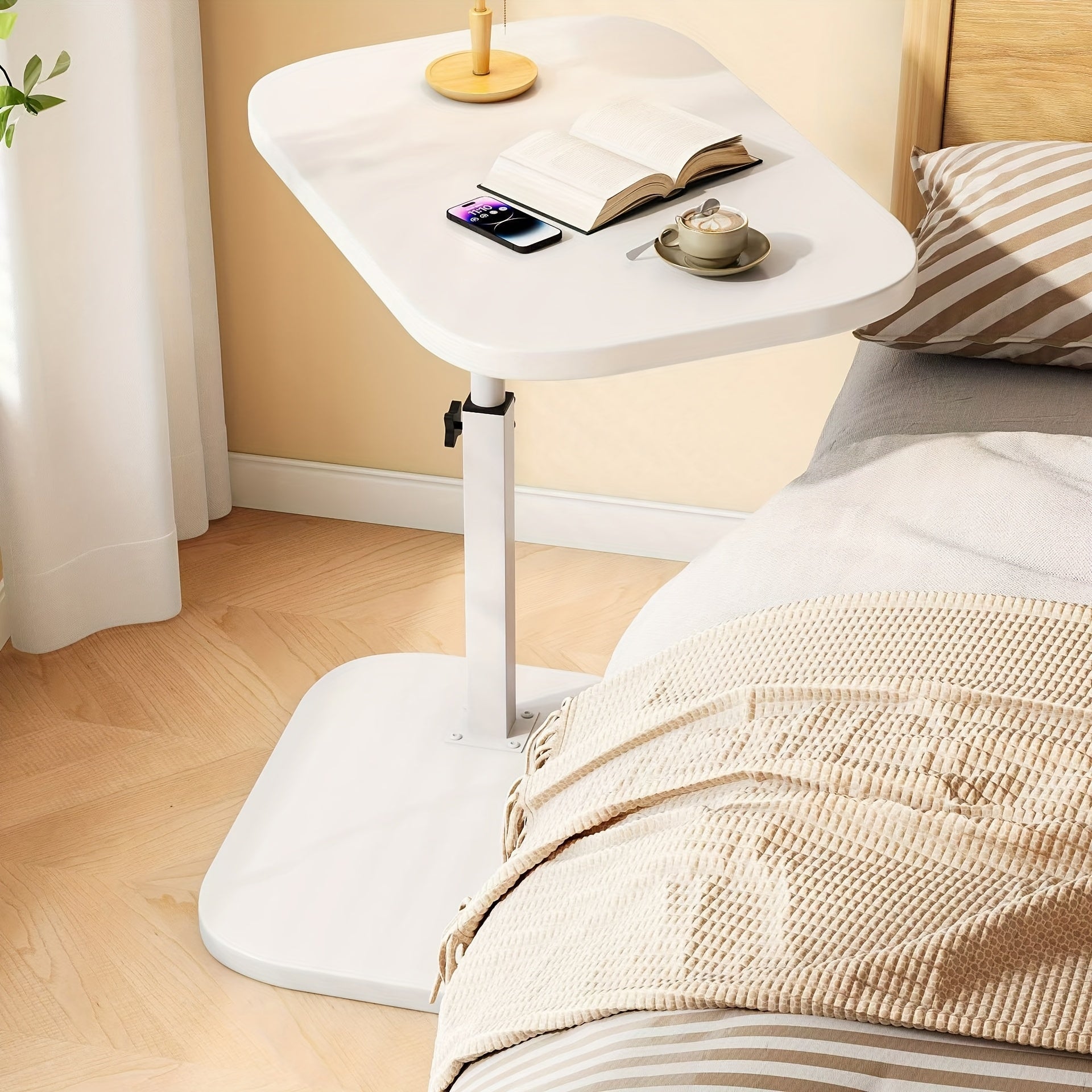 Mosrugs | Adjustable Side Table – Ideal for Sofa, Bed & Modern Living Spaces