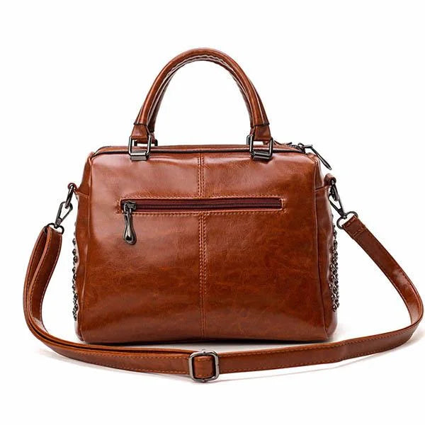 Mosrugs | Elegant Soft Leather Shoulder Bag for Women – Versatile Everyday Handbag