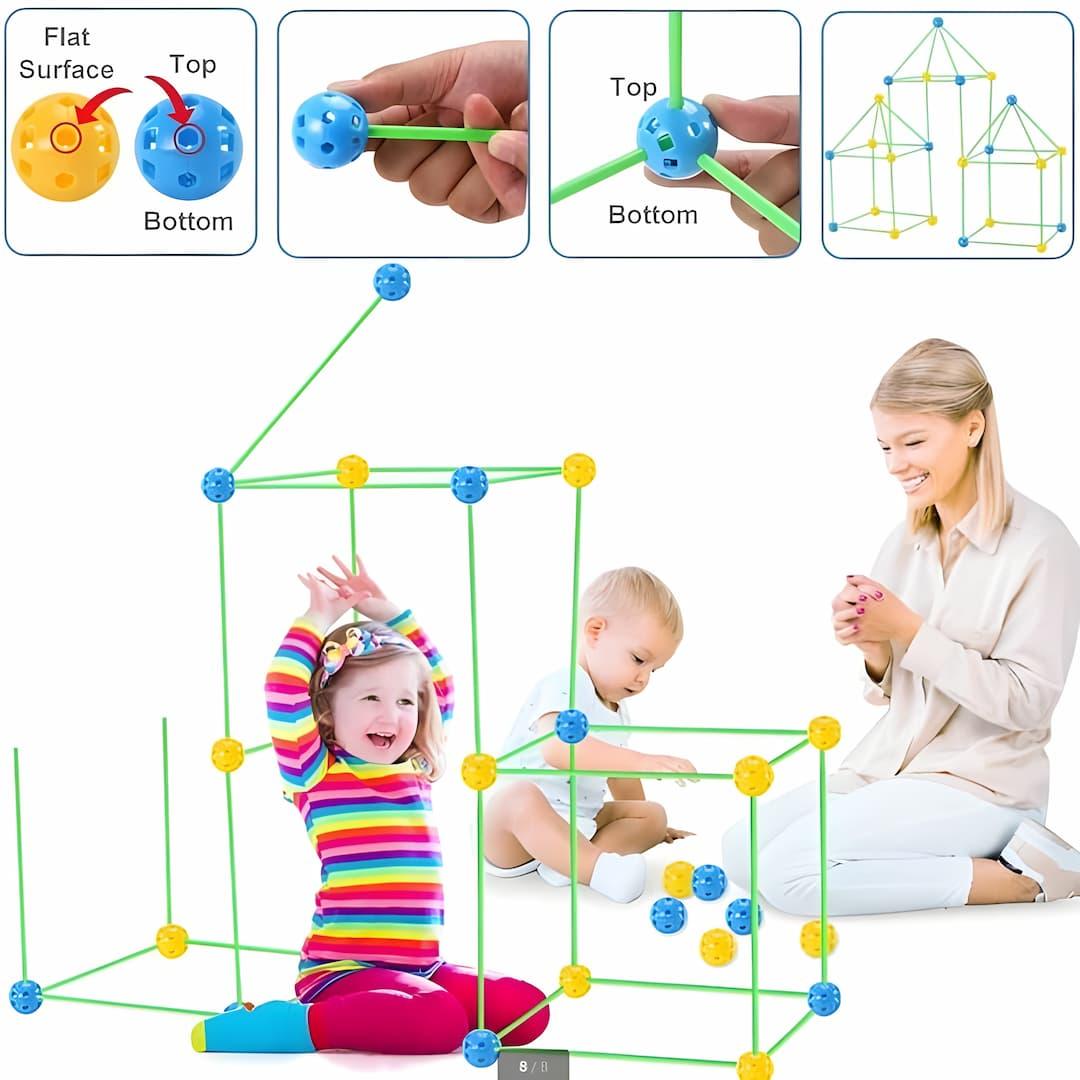 Mosrugs | Magical Kids Fort – Imaginative Play Castle Tent for Indoor Adventures
