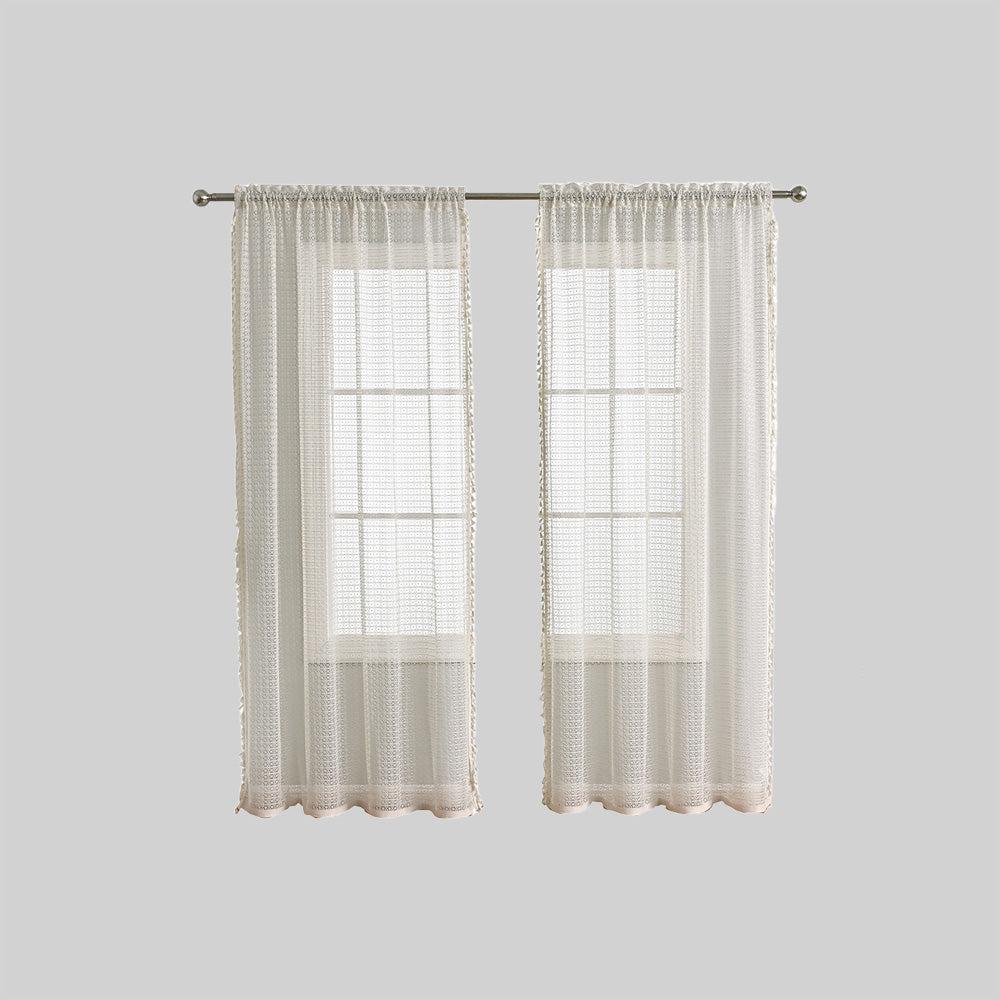 Mosrugs | LuxeDrape – Soft Beige Voile for Sophisticated Spaces