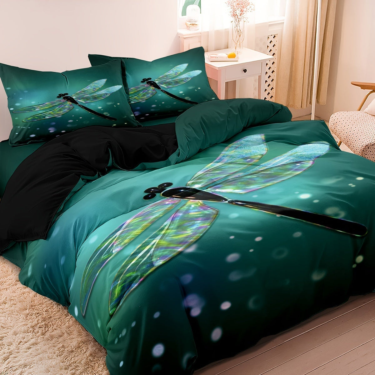 Mosrugs | FlyDreams - Premium Dragonfly Bedding Set