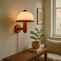 Mosrugs | NordShroom | Wooden Wall Lamp in Scandinavian Mushroom Style