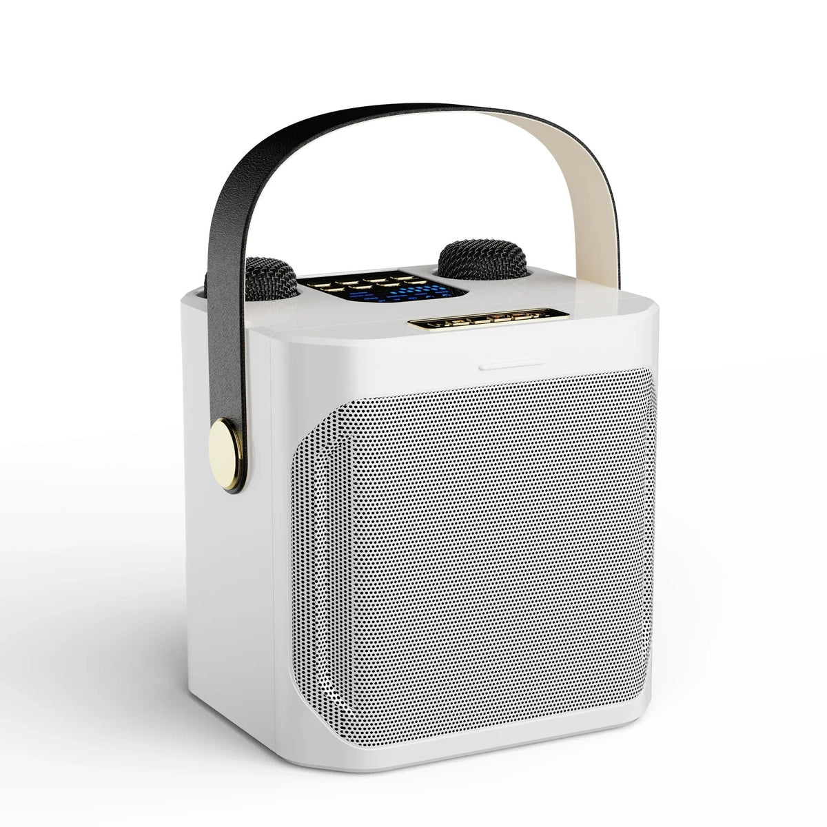 Mosrugs | Karaoke Bluetooth Speaker | 360° Surround Sound, Dual Microphones & Portable for Parties and Outdoor Gatherings