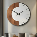 Mosrugs | Oud – Large Wooden Wall Clock | Silent Modern Home Décor