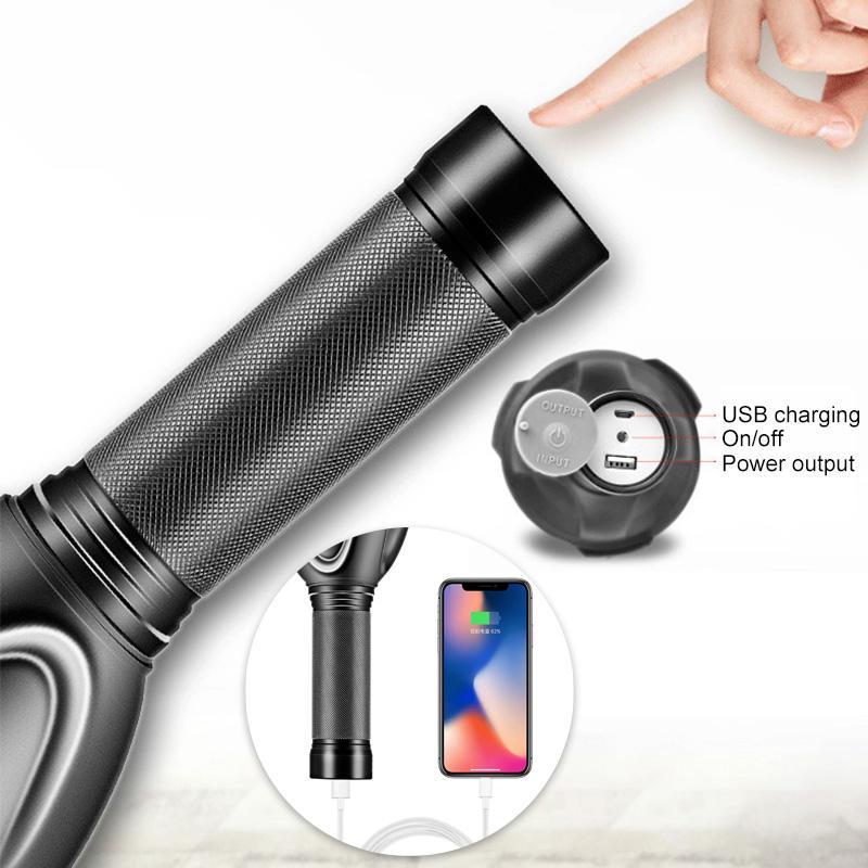 Mosrugs | High-Power Waterproof LED Flashlight | 30,000–50,000 Lumens Rechargeable Torch