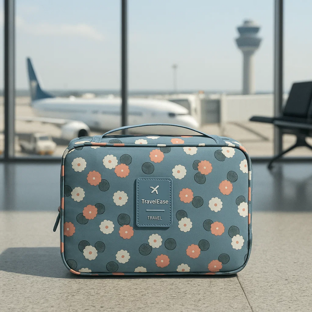Mosrugs | TravelEase –  Water-Resistant Travel Toiletry Bag with Hanging Hook