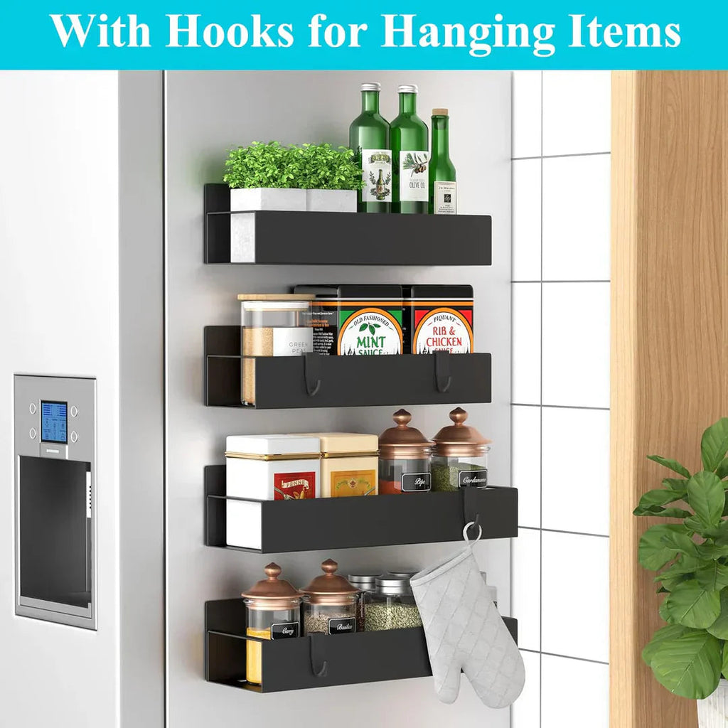 Mosrugs | Magnetic Spice Rack – Space-Saving Kitchen Storage for Fridge & Metal Surfaces