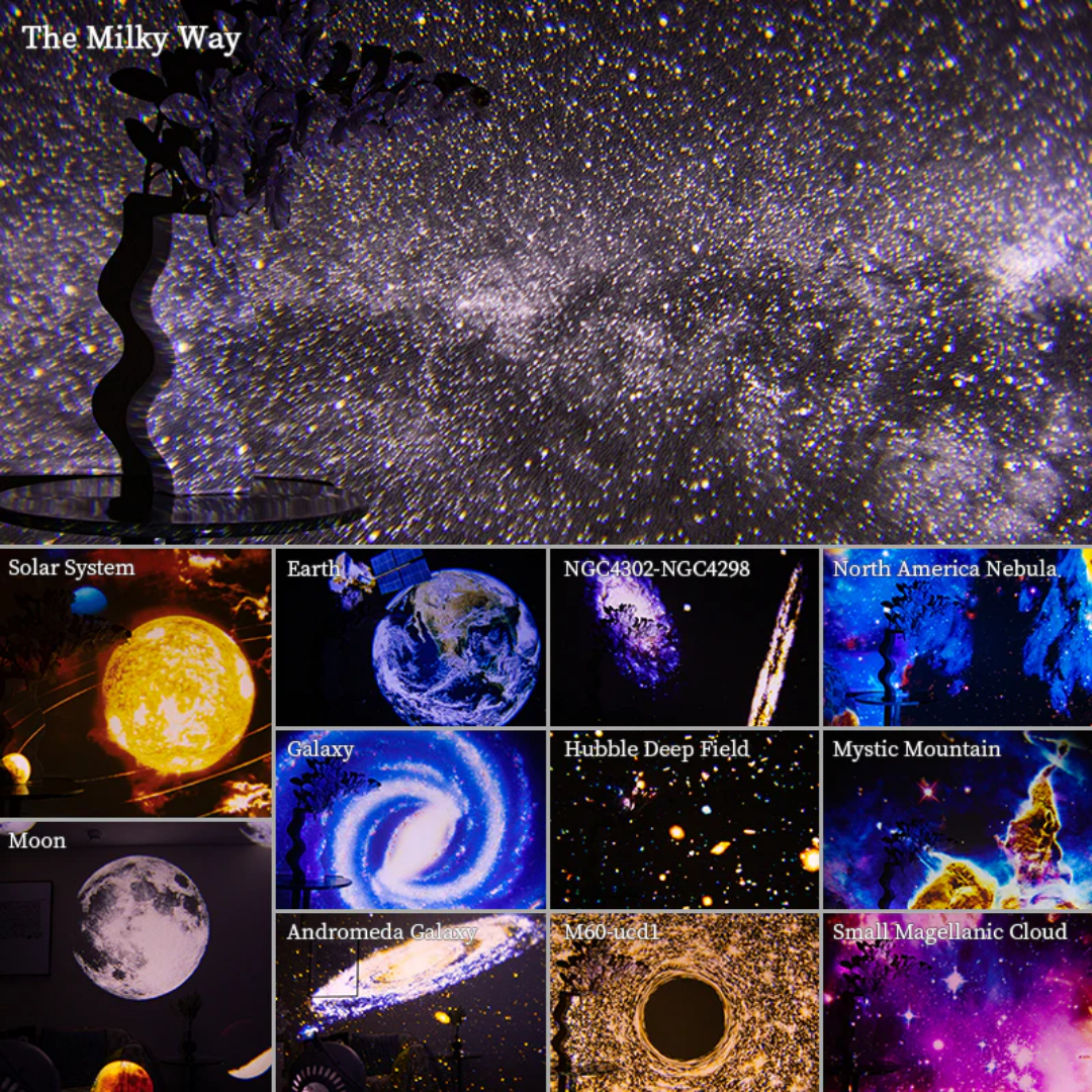 Mosrugs | Celestial Dreams: 360° Planetarium Galaxy Projector -  Full-room Coverage