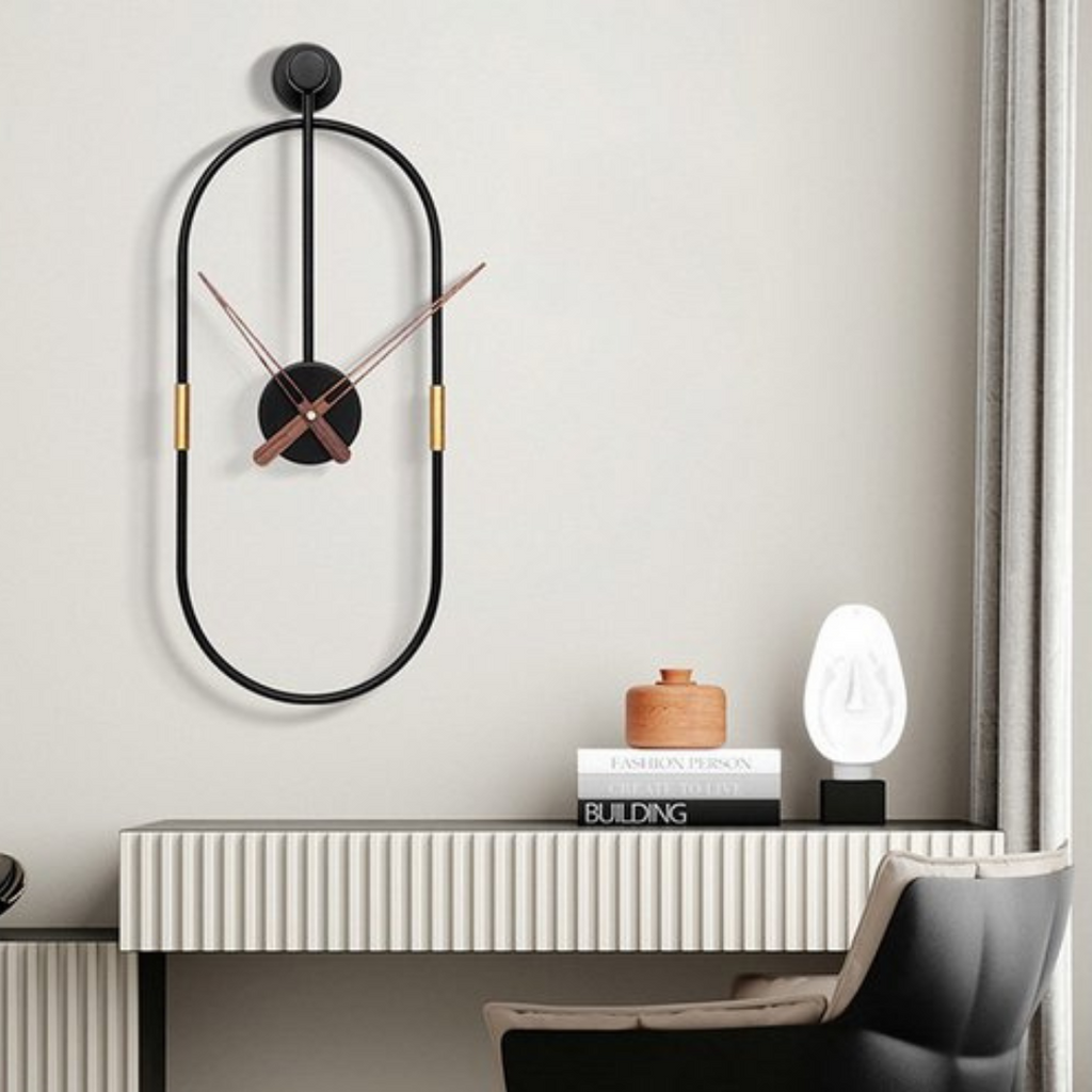 Mosrugs | Artic | Minimalist Large Wall Clock – Modern Decorative Timepiece