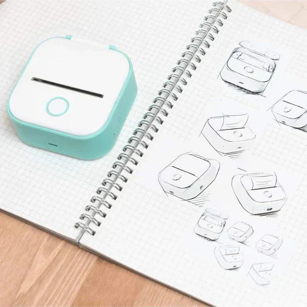 Mosrugs | PixiPrint – Inkless Mini Portable Bluetooth Printer for Photos, Notes & Documents
