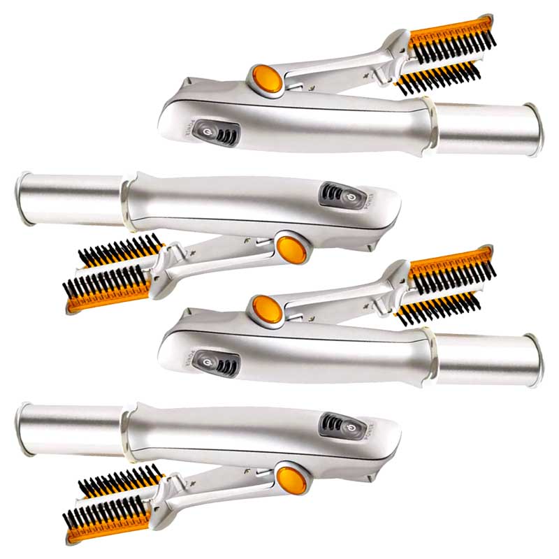 Mosrugs | Professional 2 in 1 Rotating Iron Hair Brush