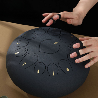 Mosrugs | EchoDrum – Steel Tongue Drum for Meditation, Yoga, and Relaxation