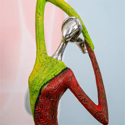 Mosrugs | Modern Abstract Woman Sculptures – Handcrafted Colourful Resin Art for Home Decor