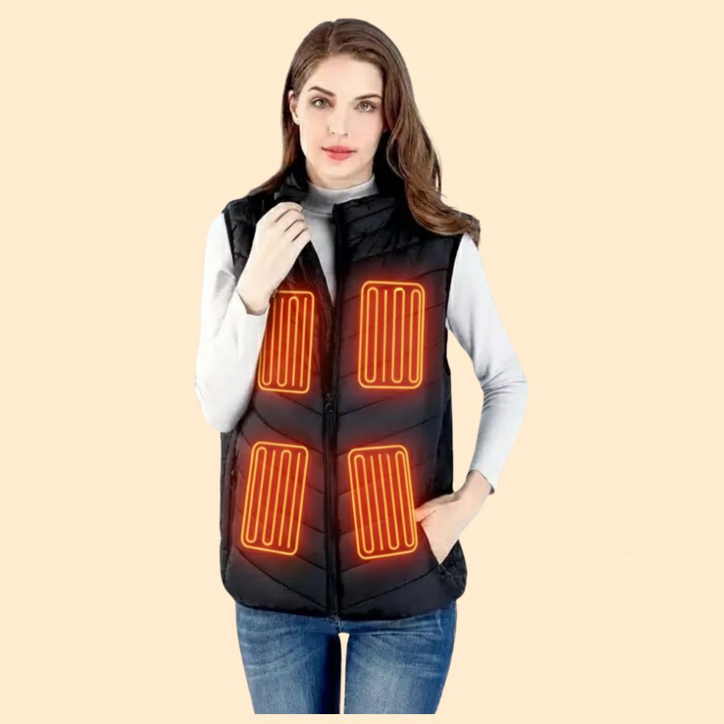 Mosrugs | Thermo Heated Gilet | Insulated, Design for Hiking, Travel & Everyday Wear | Womens and Mens Heated Gilet