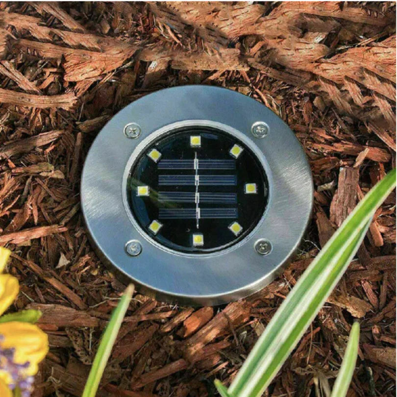 Mosrugs | Solar Ground Lights – Weatherproof Outdoor LED Pathway Lighting Powered