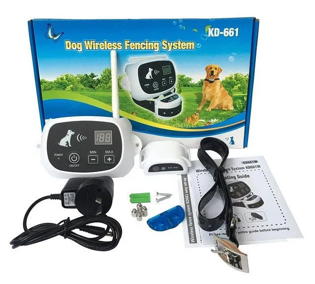 Mosrugs | HaloGuard Wireless Dog Fence with Training Mode – Safe Boundary System for Small & Large Dogs