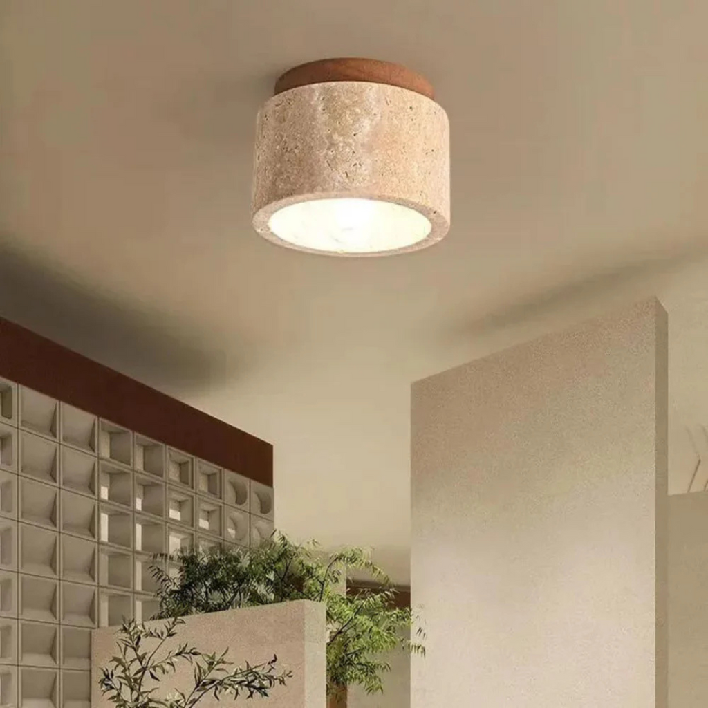 Mosrugs | Radia – Japanese Ceiling Light | Minimalist Home Lighting with Warm Glow