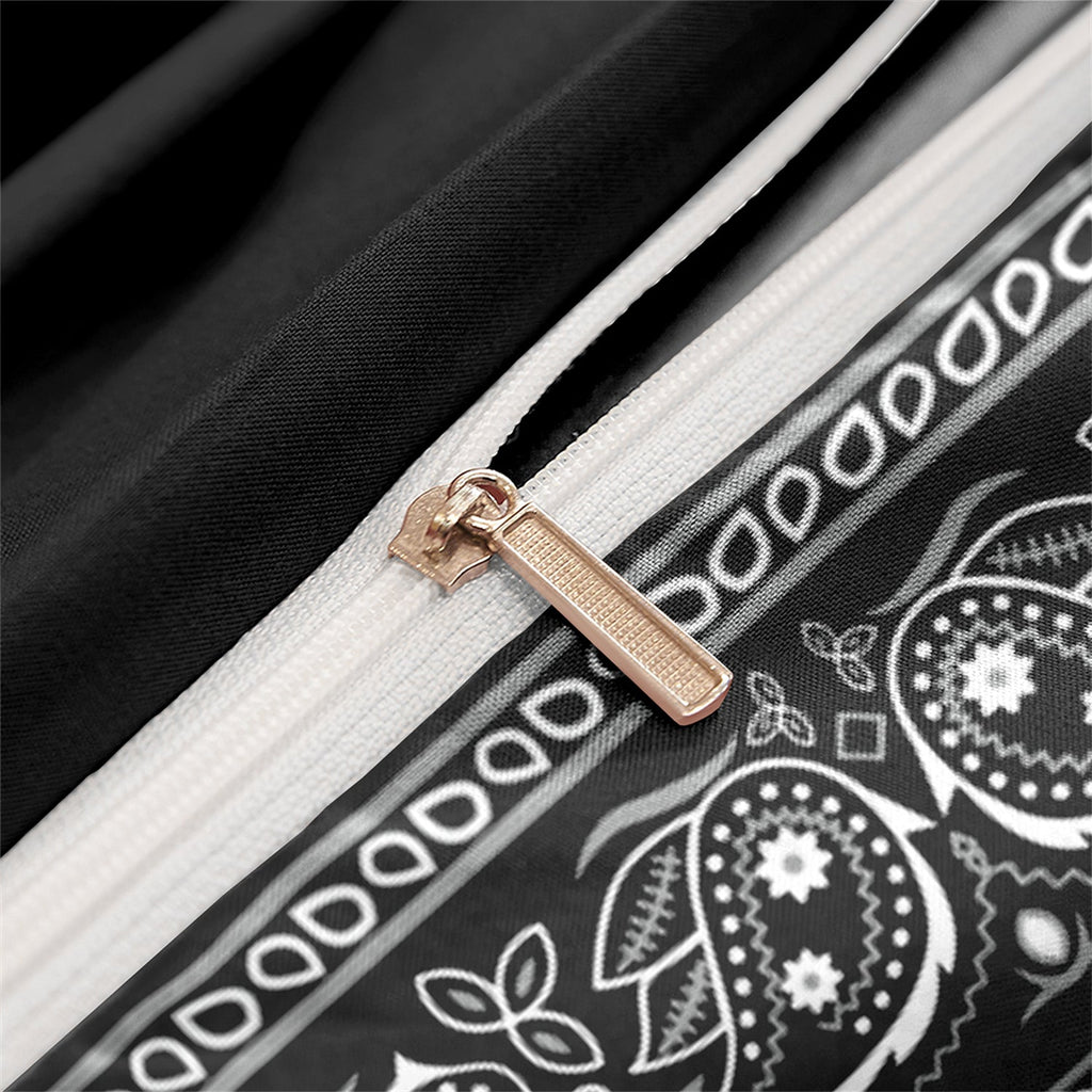 Mosrugs | PaisleyAura - Floral Mandala Bedding Set