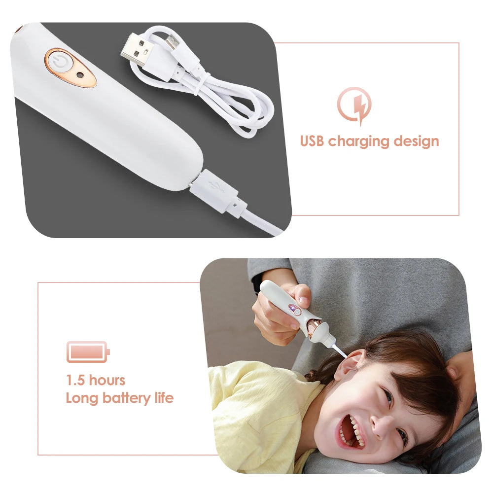 Mosrugs | Cordless Ear Wax Remover – Gentle, Safe, and Eco-Friendly Ear Cleaning Solution