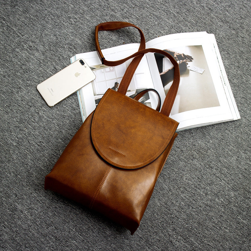 Mosrugs | LuxeCarry Leather Backpack – Stylish Design with Versatile Storage for Women