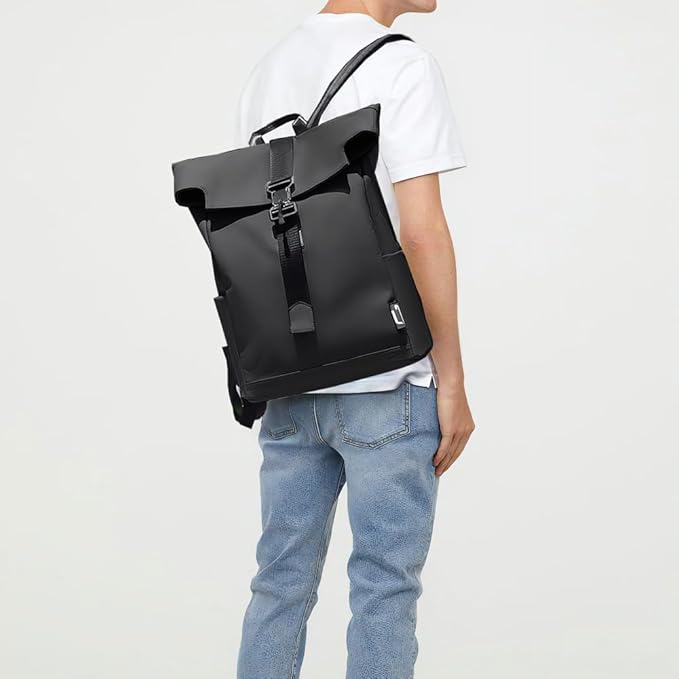 Mosrugs | BergTrek Waterproof Ergonomic Backpack – Lightweight Travel Rucksack with USB Charging & Large Laptop Storage