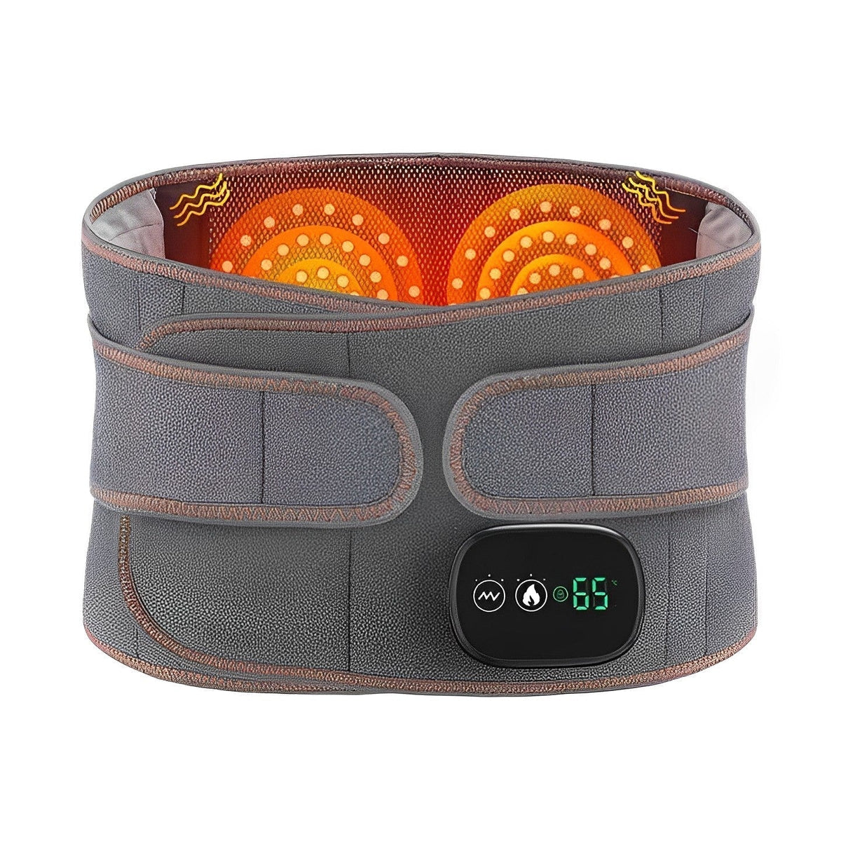 Mosrugs | Infrared Back Support Belt | Adjustable Heat & Vibration for Pain Relief and Muscle Relaxation
