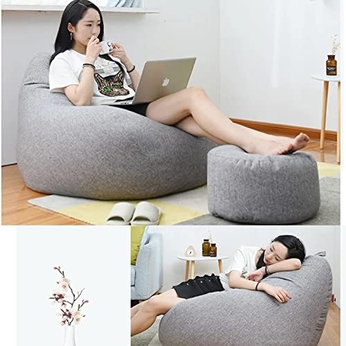 Mosrugs | Luxury Linen Bean Bag – Ergonomic & Stylish Comfort Seating