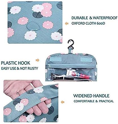 Mosrugs | TravelEase –  Water-Resistant Travel Toiletry Bag with Hanging Hook