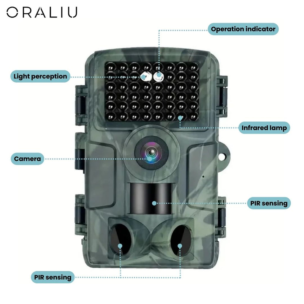 Mosrugs | 4K Ultra HD Wildlife Camera – 60MP with App Control