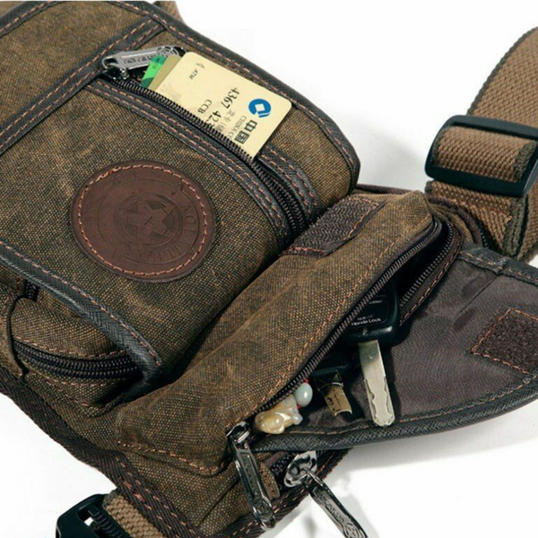 Mosrugs | Outdoor Leg Bag – Waterproof Motorcycle Thigh & Hip Pouch for Travel & Adventure