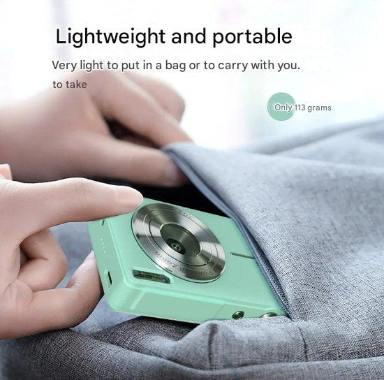Mosrugs | Vintage Digital Camera – Snapora | Retro Style Compact Camera with 1080p HD