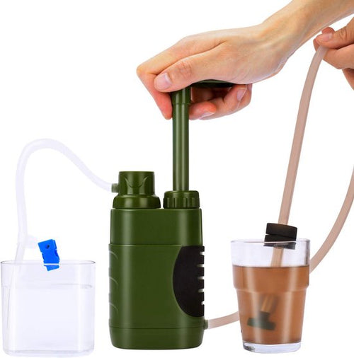Mosrugs | Portable Survival Water Filter – Filters 3000L, No Power Needed, Ideal for Camping & Emergencies