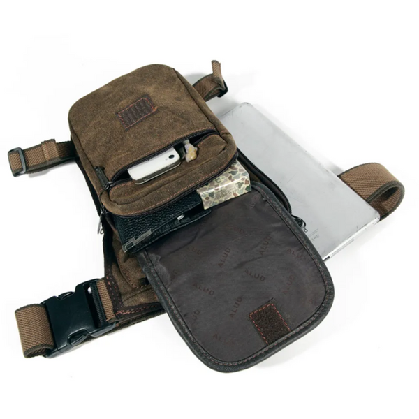Mosrugs | Outdoor Leg Bag – Waterproof Motorcycle Thigh & Hip Pouch for Travel & Adventure