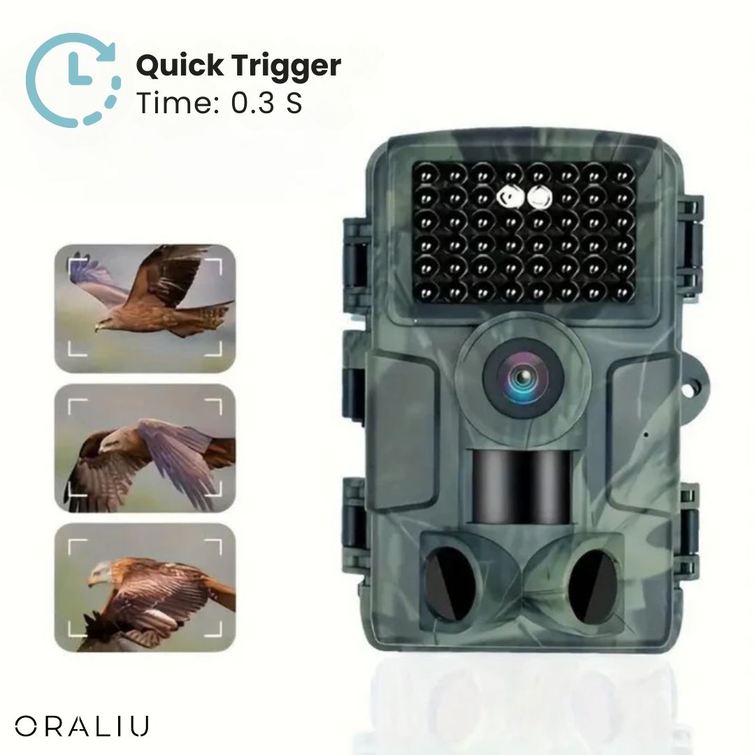 Mosrugs | 4K Ultra HD Wildlife Camera – 60MP with App Control