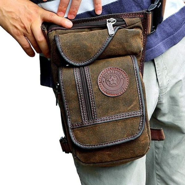Mosrugs | Outdoor Leg Bag – Waterproof Motorcycle Thigh & Hip Pouch for Travel & Adventure