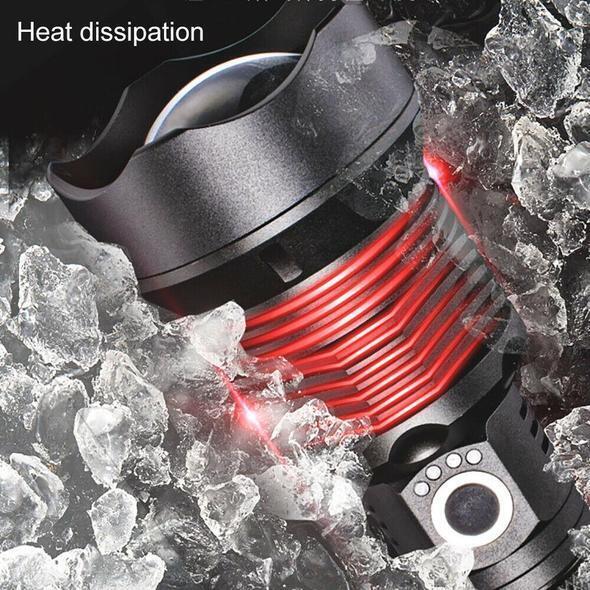 Mosrugs | High-Power Waterproof LED Flashlight | 30,000–50,000 Lumens Rechargeable Torch