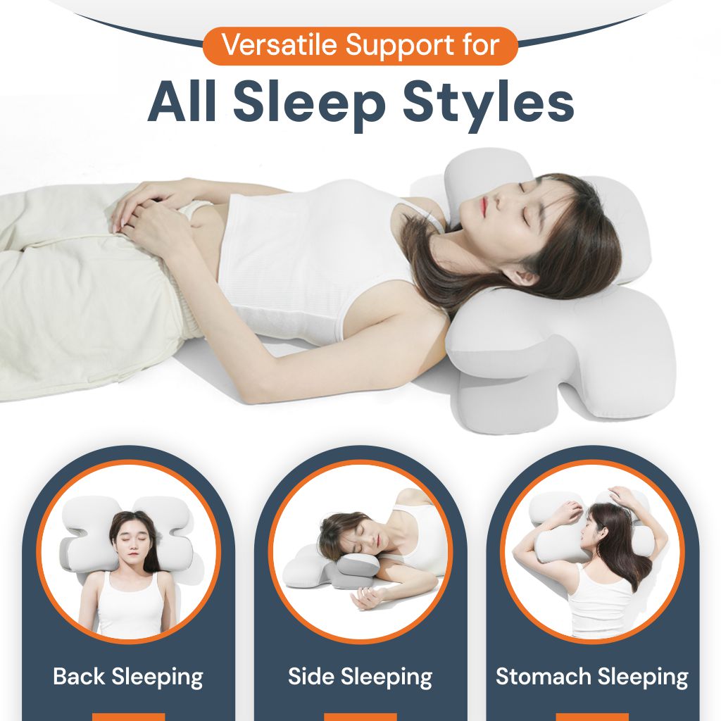 Mosrugs | Ergonomic Cervical Pillow | Memory Foam, Neck Support & Ideal for Restful Sleep