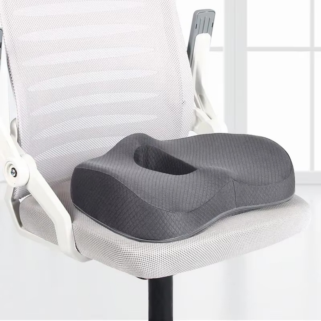 Mosrugs | Orthopedic Seat Cushion | Ergonomic Design for Back Pain Relief & Comfort at Home or Office