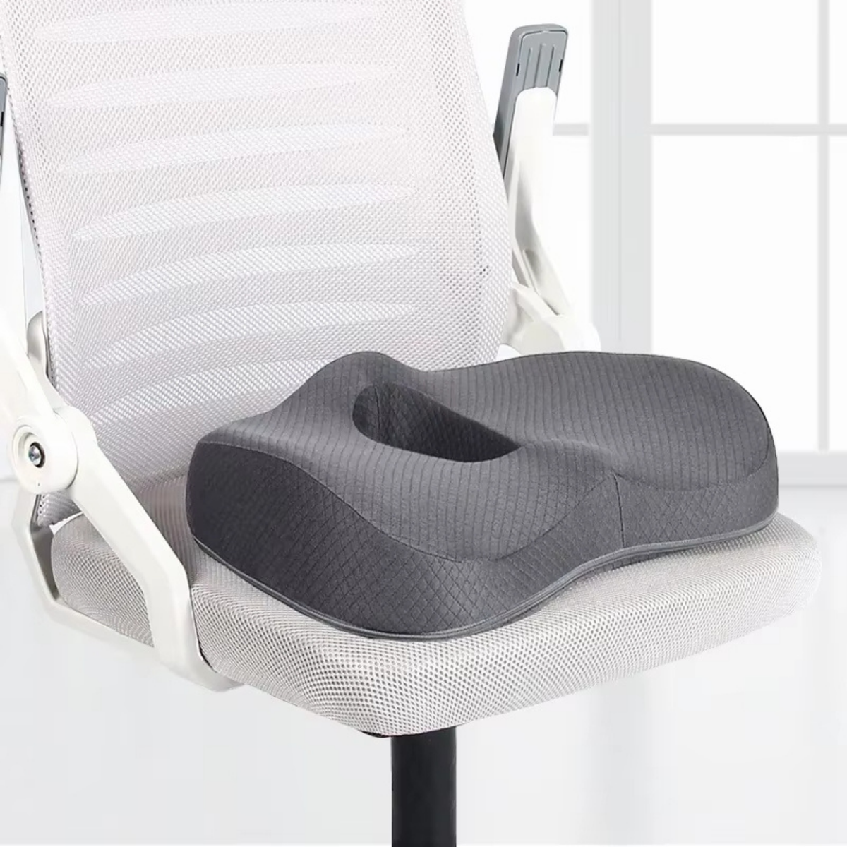 Mosrugs | Orthopedic Seat Cushion | Ergonomic Design for Back Pain Relief & Comfort at Home or Office